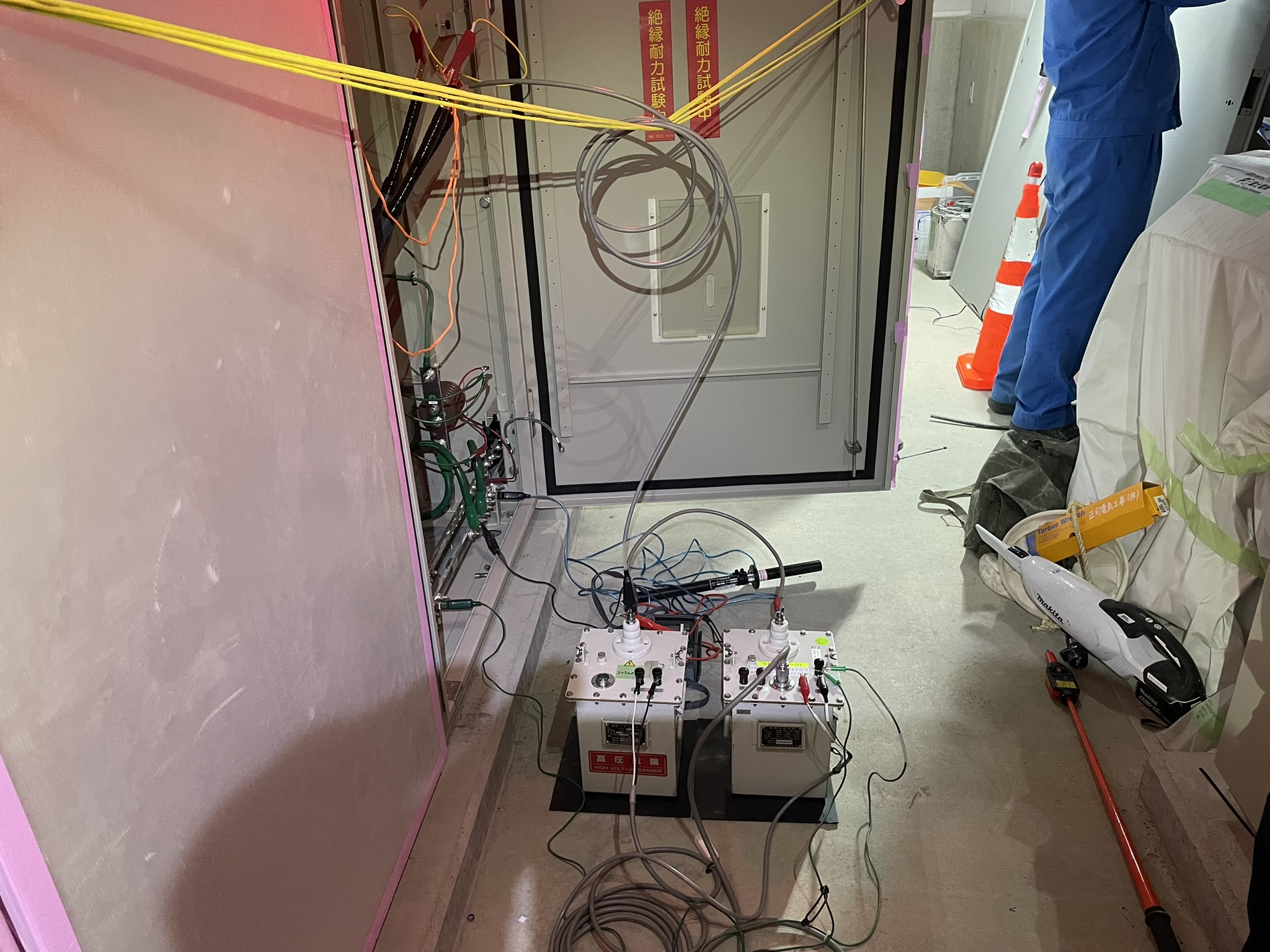 受変電設備の竣工検査